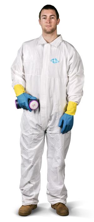 PERMAGARD COVERALL ELASTIC W AND A - Tagged Gloves
